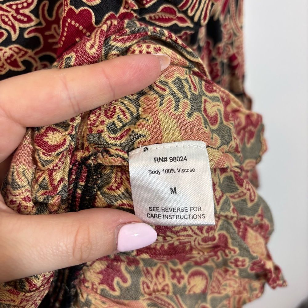 House of Harlow 1960 Jaipur Printed Blouse NEW with tags size medium - Picture 14 of 16